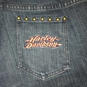 women’s Harley Davidson jeans/Capri